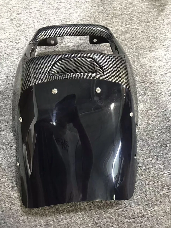 Carenado de faros de nariz superior delanteros de fibra de carbono para KAWASAKI ZRX1100 ZRX1200 Foto 3 de 4