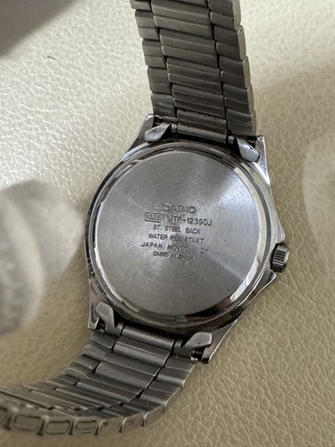 Casio Mtp-1228Dj Analog Quartz Men Working Product R6 9 21 Battery Replaced Vint - Picture 6 of 10