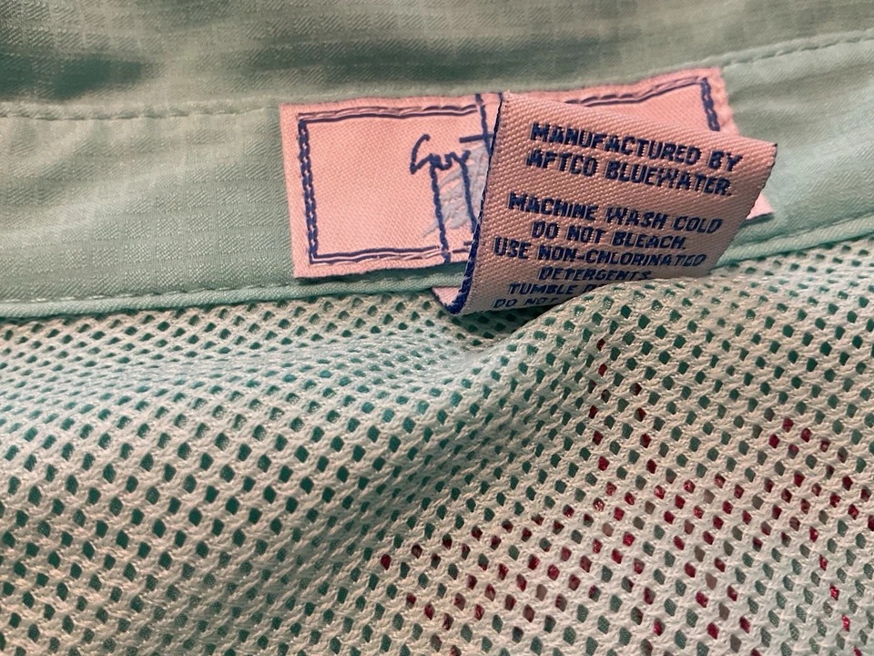 Camisa para mujer Guy Harvey manga larga ventilada pesca abotonada talla grande Foto 4 de 4