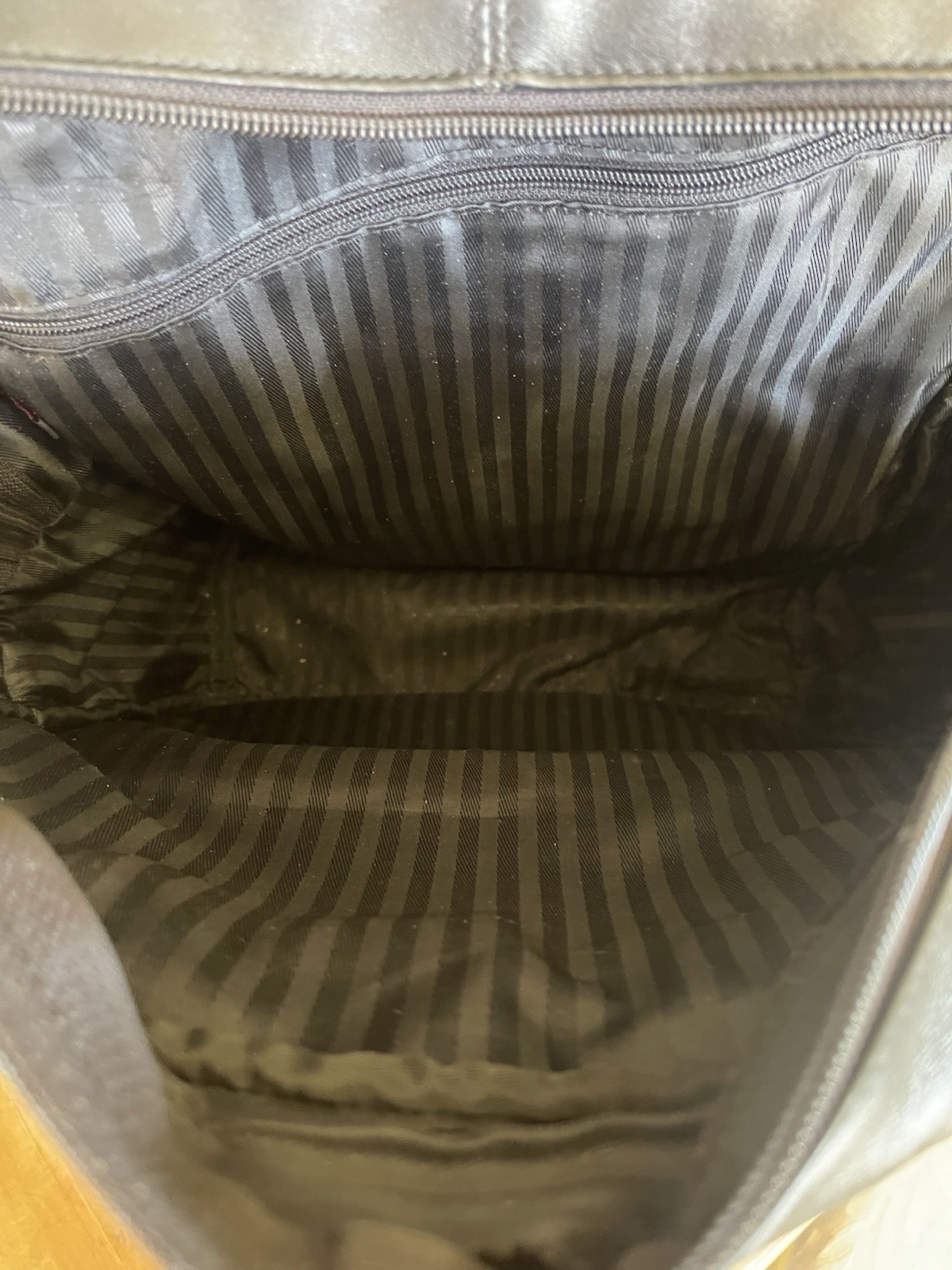 Tumi Black Leather Backpack - image 8