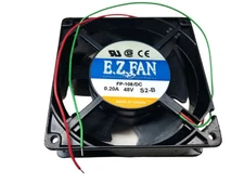 FP-108/DC-48V-S2-B, EZ FAN 120mm x 38mm 48V DC Cooling Fan ~ 80 CFM