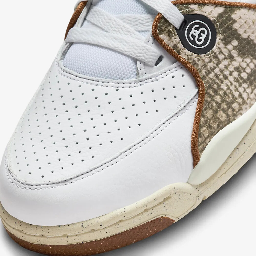 【Nike x Stussy】Air Flight 89 Low◆FD6475-100◆ Air Flight '89 Low x Stüssy 'White and Pecan' (FD6475-100