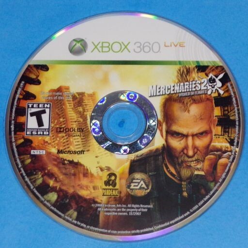 Mercenaries 2 World in Flames Xbox 360 Disc Only Resurfaced/Tested Cuisine reunionnaise