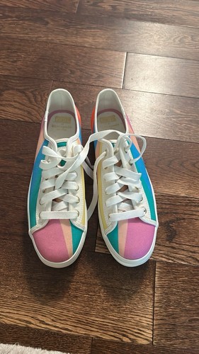 Keds X Kate Spade New York Triple Kick Multi-striped Canvas Sneakers - Picture 4 of 7