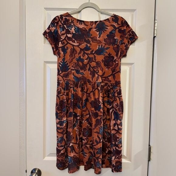 Peruvian Connection | Batik Pocket Mini Dress Ora… - image 3