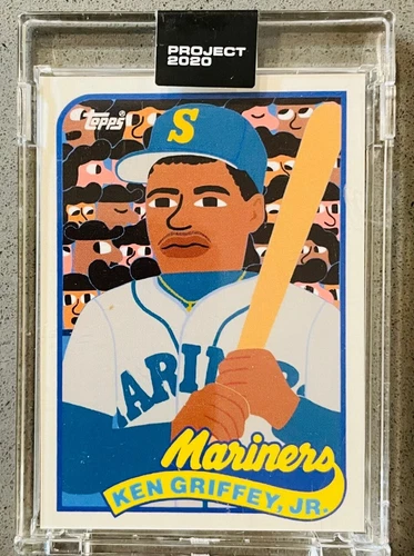 1989 Topps Traded Baseball Project 2020 88 Ken Griffey Jr by Keith Shore Seattle