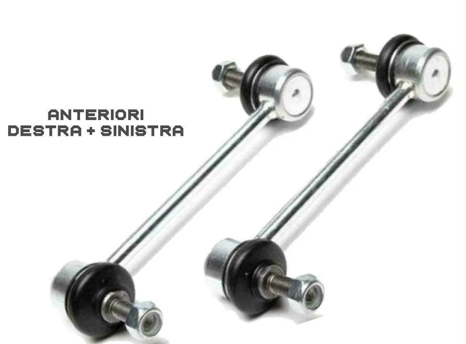 KIT 2 BIELLETTE TIRANTI BARRA TORSIONE STABILIZZATRICE ANTERIORE FIAT PANDA 169 - Immagine 2 di 3