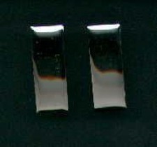 Genuine Pair of 1st LT Lieutenant Silver Bars Rank Insignia First LT USA Made