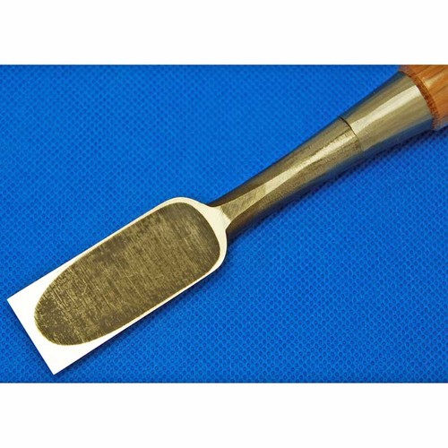 Tasai Oire Nomi Japanese Bench Chisel Polished Finish Blue Steel Red Oak 田斎 追入鑿 - Afbeelding 60 van 63