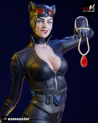ES Monster CatWoman 75mm 1/6 1/4 scale resin anime figure DIY unpainted