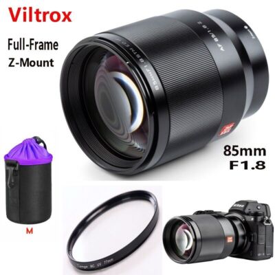 Viltrox 85mm F1.8 STM Vollformat Z-Mount Objektiv für spiegellose und DSLR-Kamer