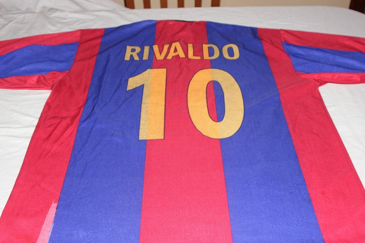 FCバルセロナ RIVALDO 10 ユニフォーム Mサイズ 定番人気！ RIVALDO FCバルセロナ 10 Mサイズ（Amazon