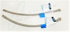 2 Watts 20" Lead Free High Pressure Braided Stainless Steel Faucet Supply Line