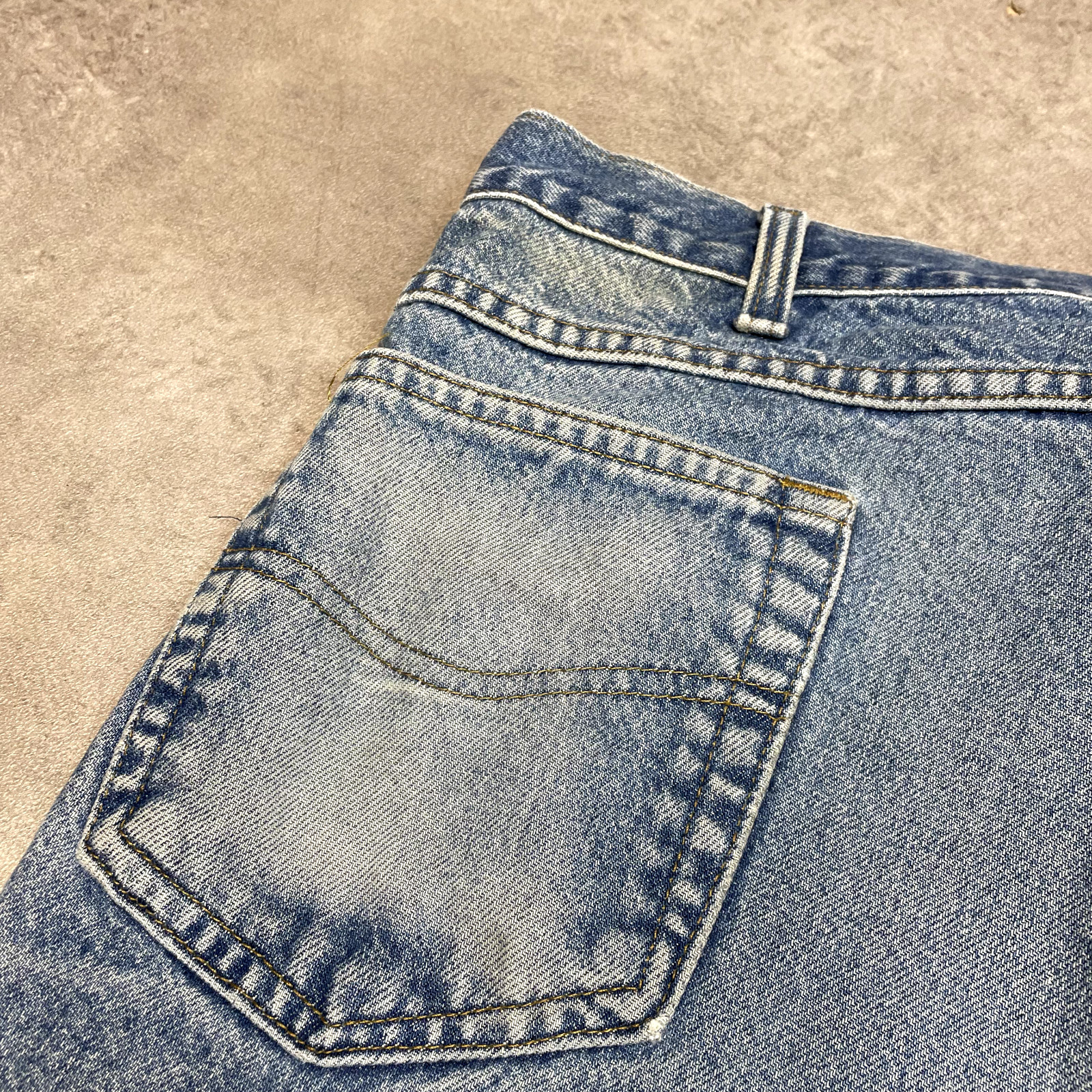 Carhartt Jeans Mens Relaxed Fit Carpenter Denim Workwear Trousers, Blue, 46” image 8