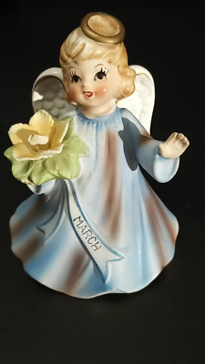 Vintage Lefton 962 March Angel Music Box On/Off Switch | eBay