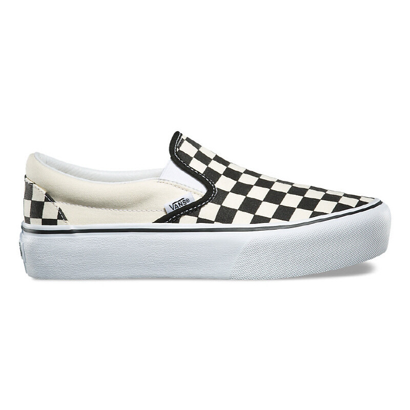 New VANS Womens CLASSIC SLIP ON PLATFORM VN00018EBWW CHECK  display picture 1