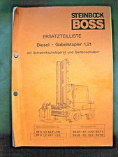 Ersatzteilliste Diesel Gabelstapler 1,2 t Steinbock BOSS DFG HLY Bw Bundeswehr