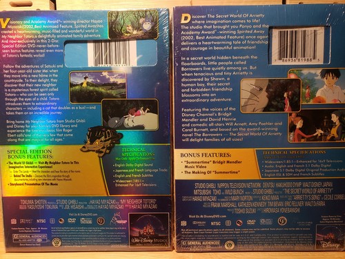 Hayao Miyazaki ~ GOLD SLIPCOVERS Disney Presents Studio Ghibli New Complete Set! - Picture 20 of 24