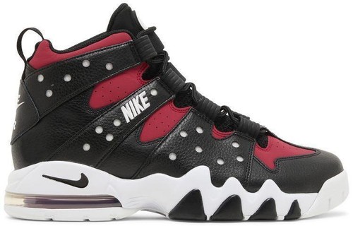 Nike Air Max2 CB 94 Shoes Mens Size 10.5 Retro Charles Barkley 305440-004 Nike Air Max2 CB 94 Charles Barkley Black-White-Met Red  main image 2