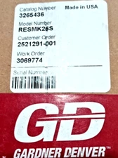 RESMK26S GARDNER DENVER MAINTENANCE KIT