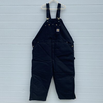 Carhartt Bibs Arctic Carhartt Arctic Quilt Lined Duck Bib Overalls