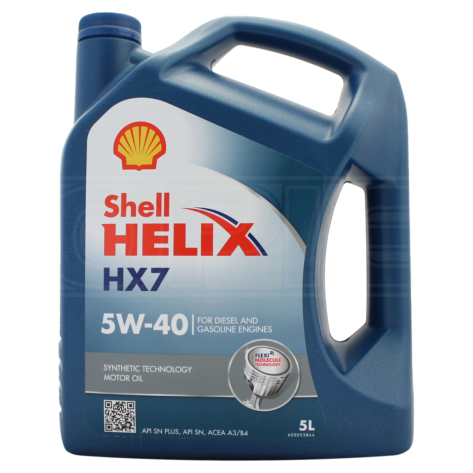 Shell Helix HX7 5W-40 5W40 SN Plus A3/B4 Semi-Synthetic Engine Oil - 5 Litre 5L