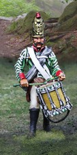 COLLECTORS SHOWCASE NAPOLEONIC BRITISH ALLIES CS01055 PAVLOVSK DRUMMER MIB