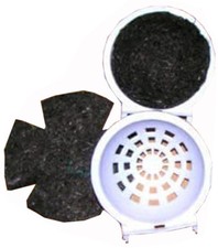 Lot of 2 Bird Canary Lovebird Aviary Parakeet Plastic Nest With Soft Felt Pads