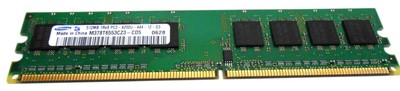 SAMSUNG DDR2 SDRAM DIMM MEMORY CARD M378T6553CZ3-CD5 512 MB 1RXB PC2-4200U