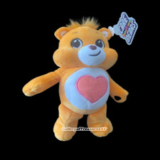 Care Bears Tenderheart Glitter Sparkle Heart Belly 9" Valentines Plush Bear