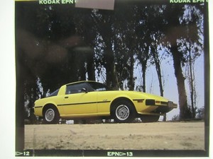 MAZDA RX-7 GENERATION ONE EDITORIAL TRANSPARENCY - ORIGINAL