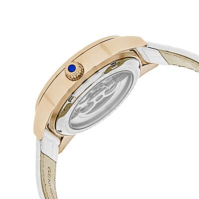Empress Godiva Automatic MOP Leather-Band Watch - Rose Gold  display picture 1