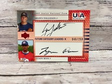 2005 USA Junior National Team Dual Autograph Shawn Tolleson + Tyson Ross