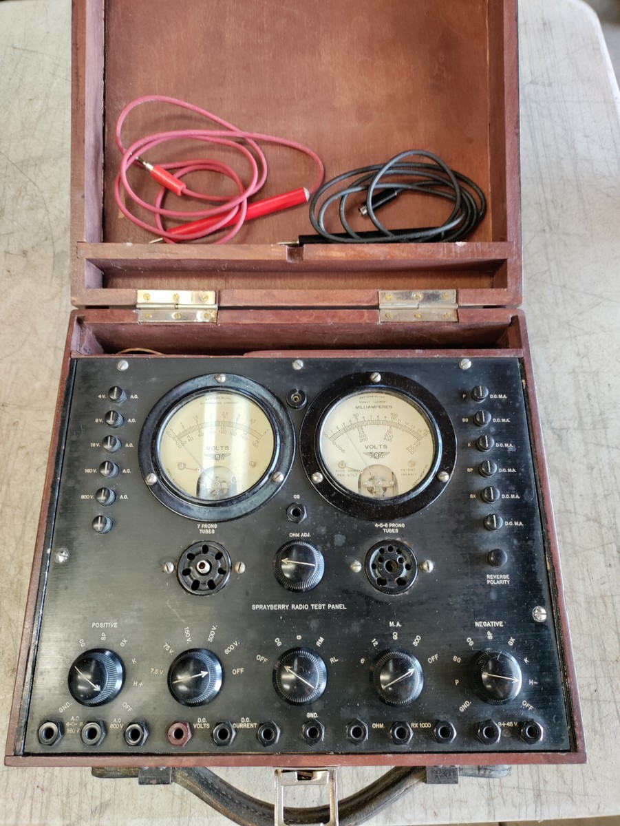 Jewell Radio Set Analyzer Pattern 199 Sprayberry Radio Test Jewell Radio Set Analyzer Pattern 199 Sprayberry Radio Test