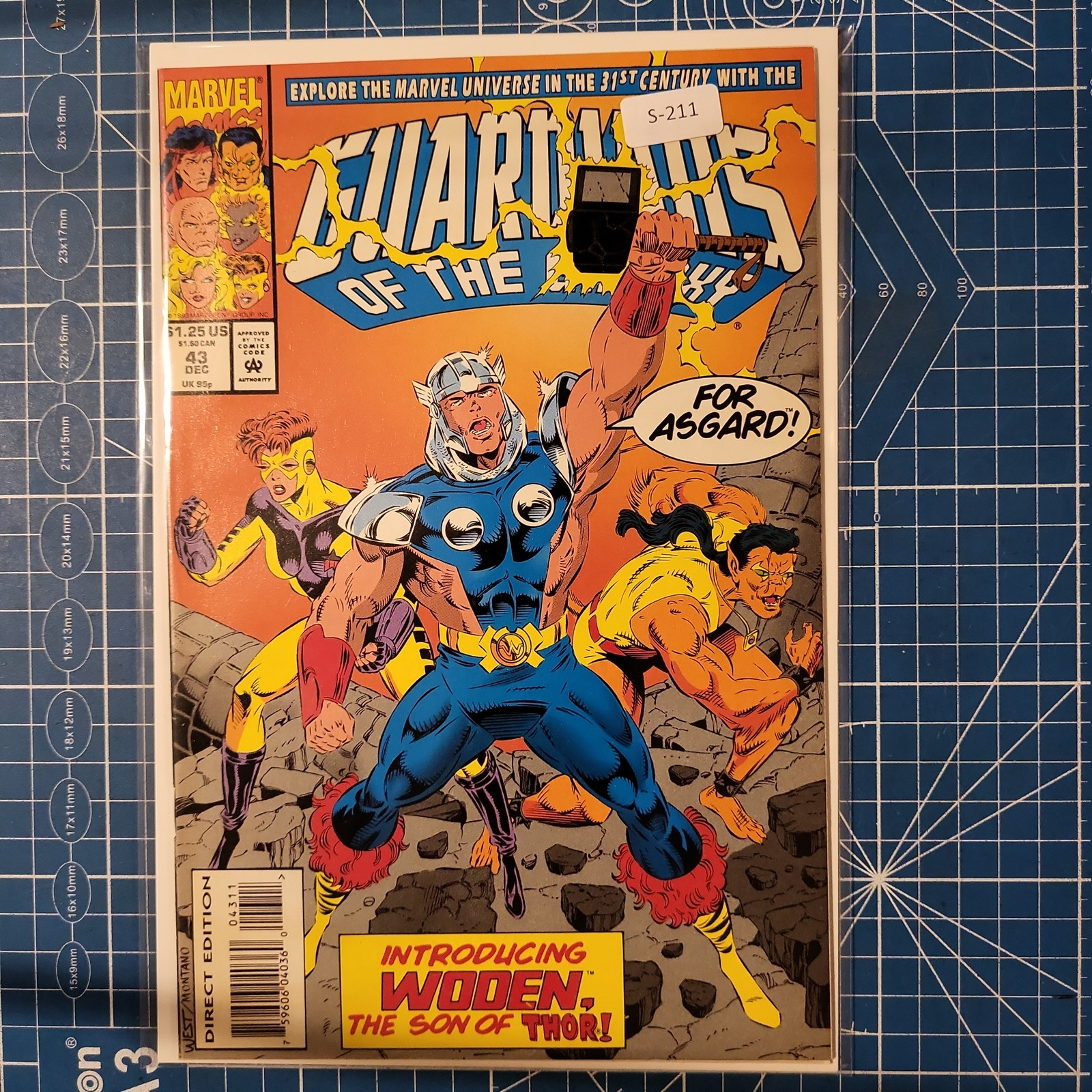 GUARDIANS OF THE GALAXY #43 VOL. 1 9.0+ MARVEL COMIC BOOK S-211