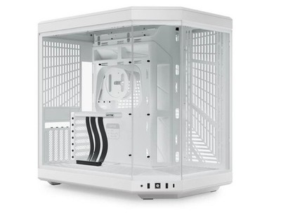 HYTE Y70 CS-HYTE-Y70-WW White Dual Chamber Mid-Tower ATX Case W/PCIe 4.0 Express