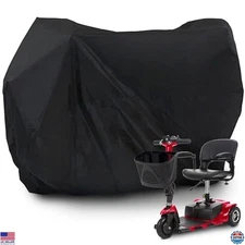 Vive Mobility Scooter Storage Cover (52" x 36") - Durable Waterproof Shield