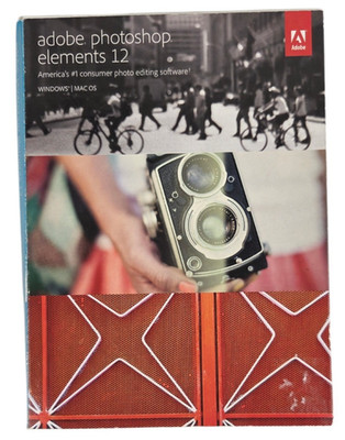 Adobe Photoshop Elements 12 Windows / Mac OS in Box with Manual & Serial Number