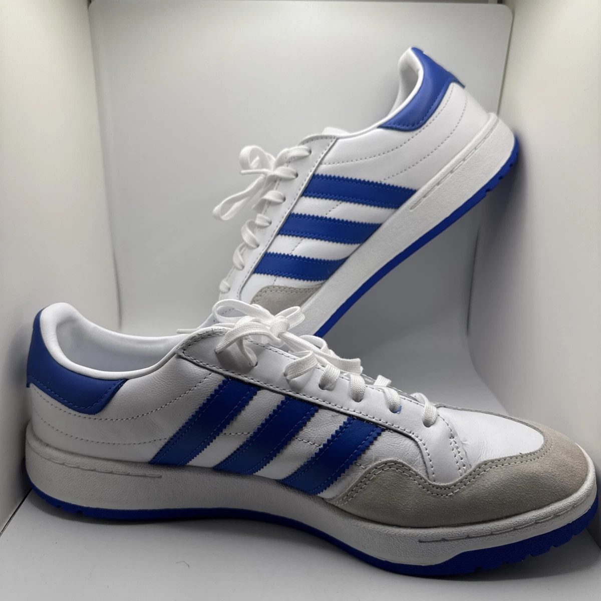 adidas gazelle silver green womens Adidas Originals Team Court Classic Sneakers main image 1