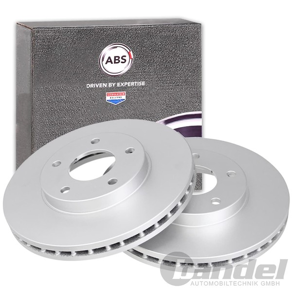 2X A.B.S. Bremsscheiben 280Mm Vorne Passend FüR Nissan Almera Cefiro Maxima-image