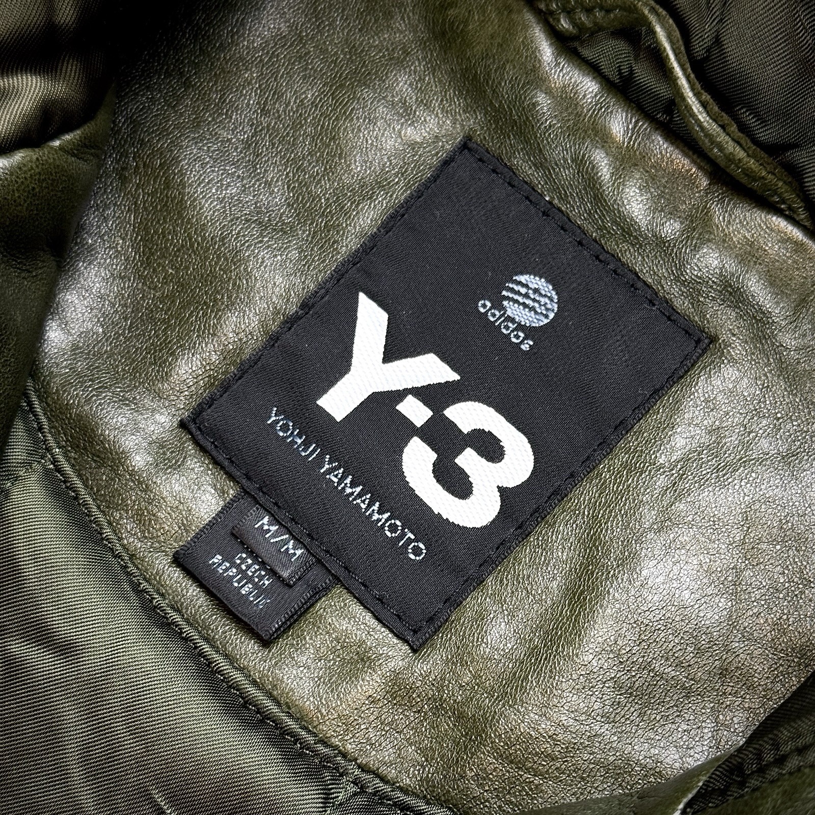 y-3 by yohji yamamoto a/w 2008 double hood leather jacket image 7