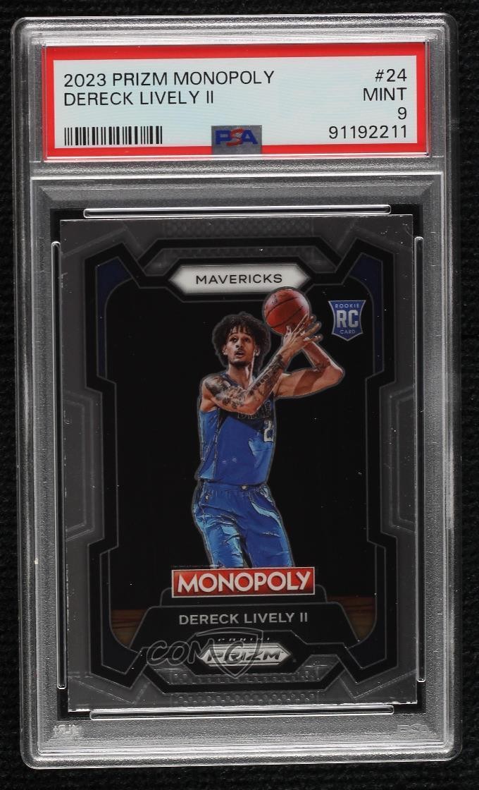 2023-24 Panini Prizm Monopoly Dereck Lively II #24 PSA 9 MINT 0x51