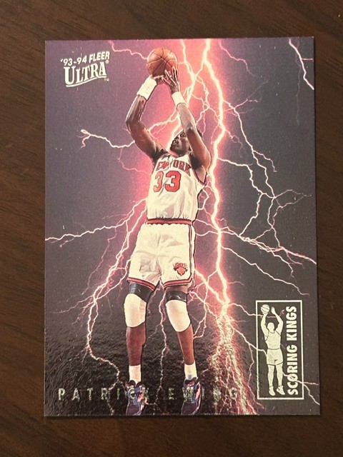1993-94 Fleer Ultra - Scoring Kings Patrick Ewing #3 NBA Knicks HOF Insert