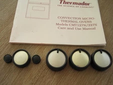 THERMADOR  FACTORY ORIGINAL OVEN/MICRO KNOBS CMT127N/227N