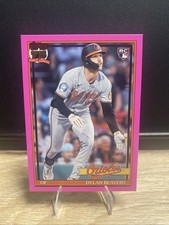 2026 Topps Series 1 Dylan Beavers #T91-24 Rookie 1991 PINK PARALLEL RC Orioles