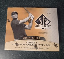 2014 SP Authentic Golf Sealed Hobby Box - Autos of Rory RC, Cantlay RC, & Tiger
