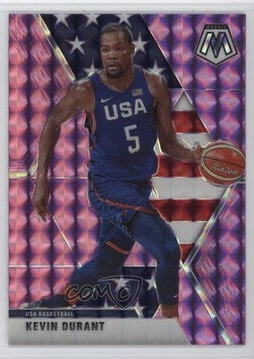 2019-20 Panini Mosaic USA Basketball Purple Prizm /49 Kevin Durant #251 1f8v