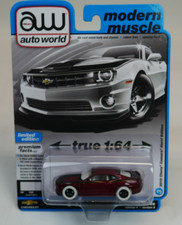 Auto World Modern Muscle Release 4B 2010 Chevy Camaro Hurst Edition ULTRA RED