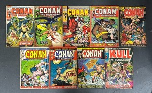 Conan the Barbarian (1970) #8-15 + Kull #2 Reader Lot of 9