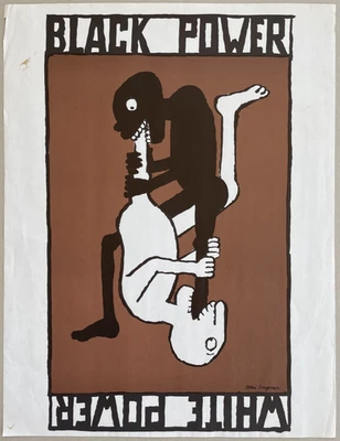Plakat Poster - Tommi Ungerer - Black Power White Power - Bild 1 von 4